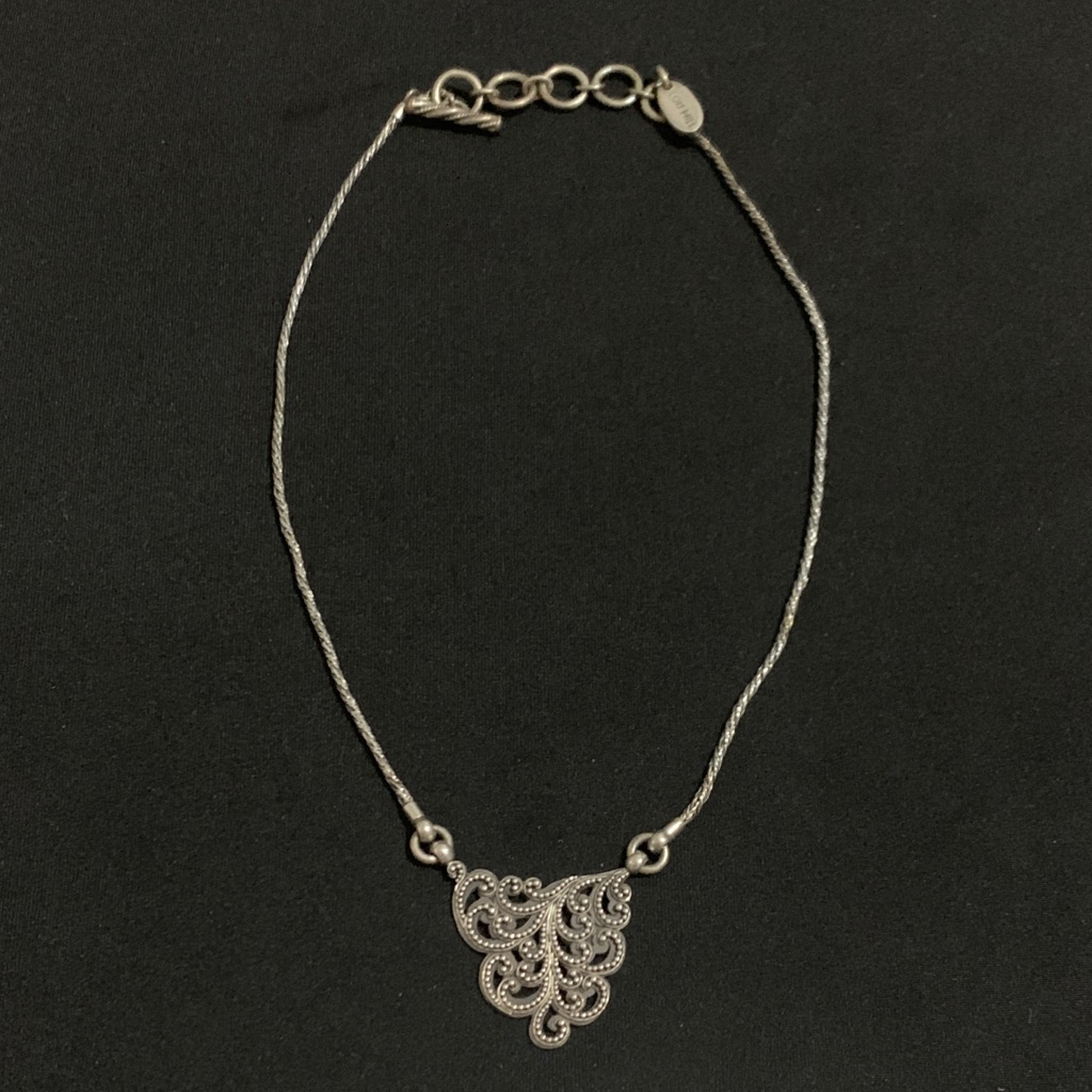 Lois Hill Signed 925 Sterling Silver Necklace
